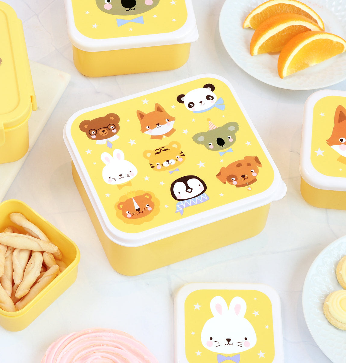 Lunch & Snack Box Animal Friends