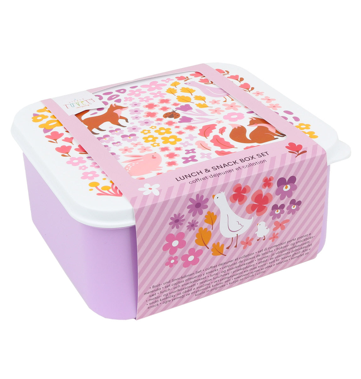 Lunch & Snack Box Flower garden