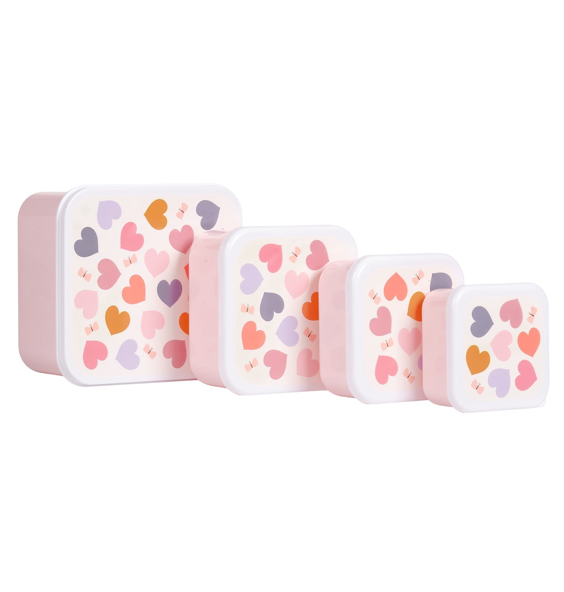 Lunch & Snack Box Set  - Hearts