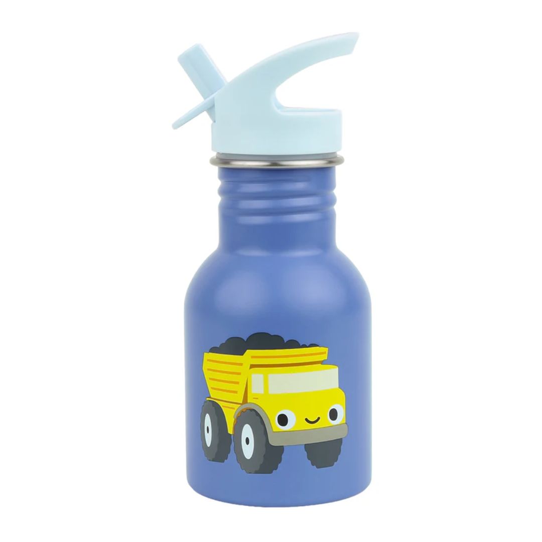 Little Stainless Steel Drink Bottle - Dump truck