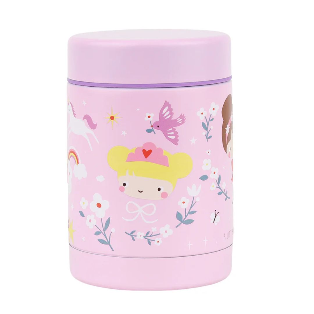 Stainless Steel Food Jar - Princesses