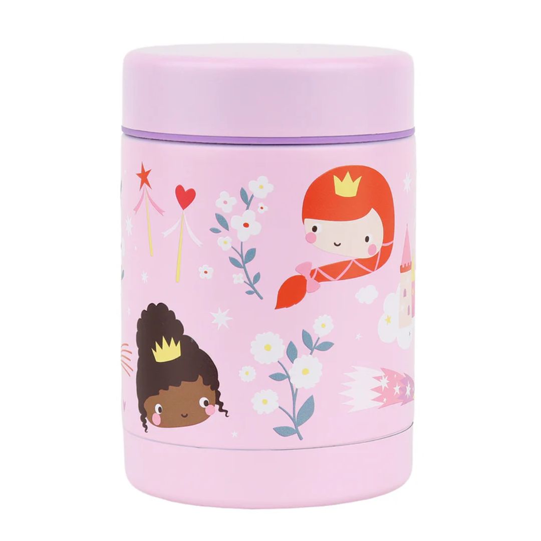 Stainless Steel Food Jar - Princesses
