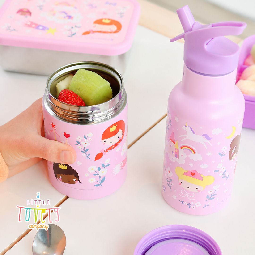 Stainless Steel Food Jar - Princesses