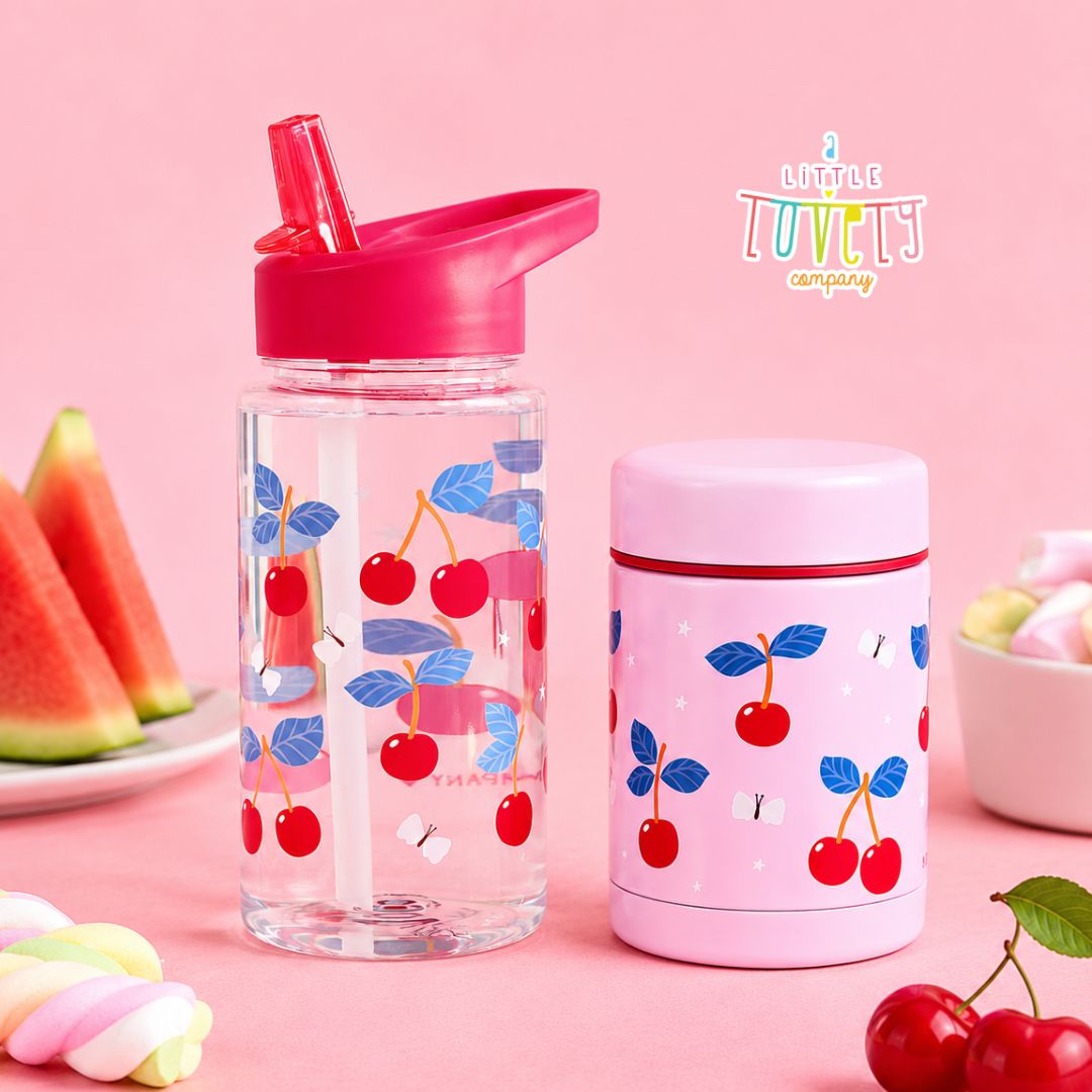 Stainless Steel Food Jar - Cherries