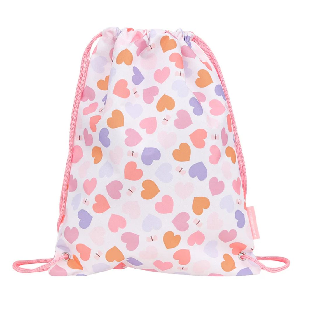 Drawstring Bag - Hearts