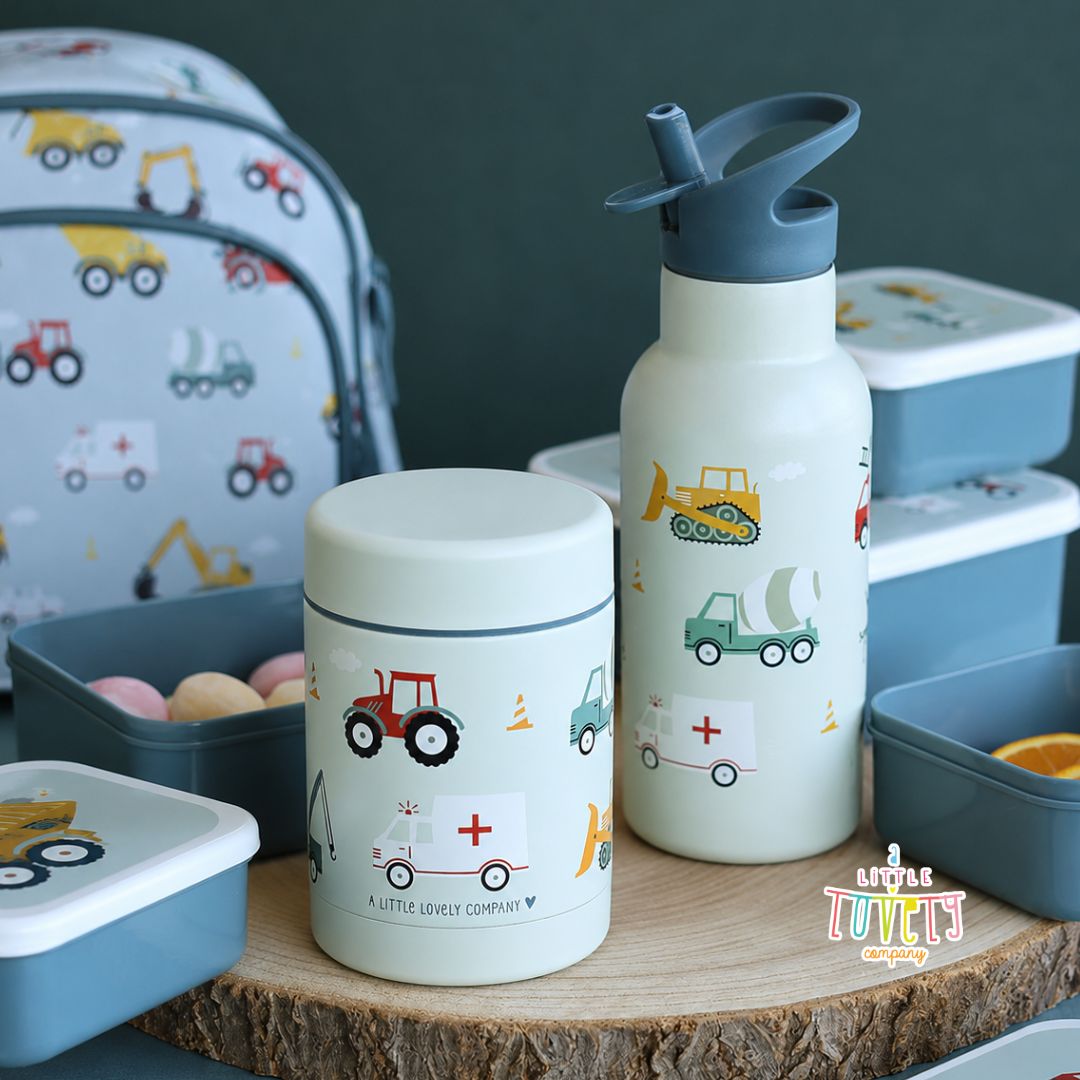 Stainless Steel Food Jar - Vehicles