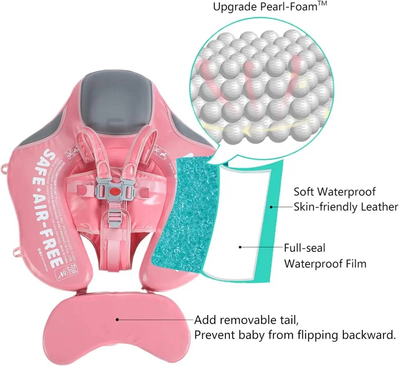 Mambobaby Float with Canopy – Pink