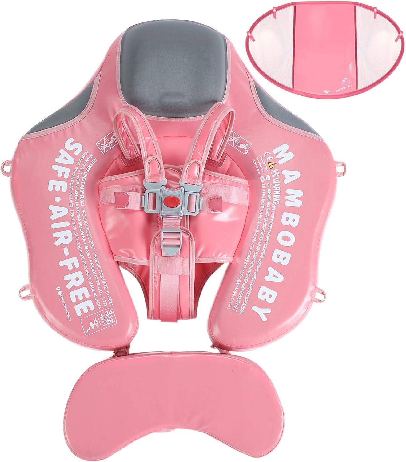 Mambobaby Float with Canopy – Pink
