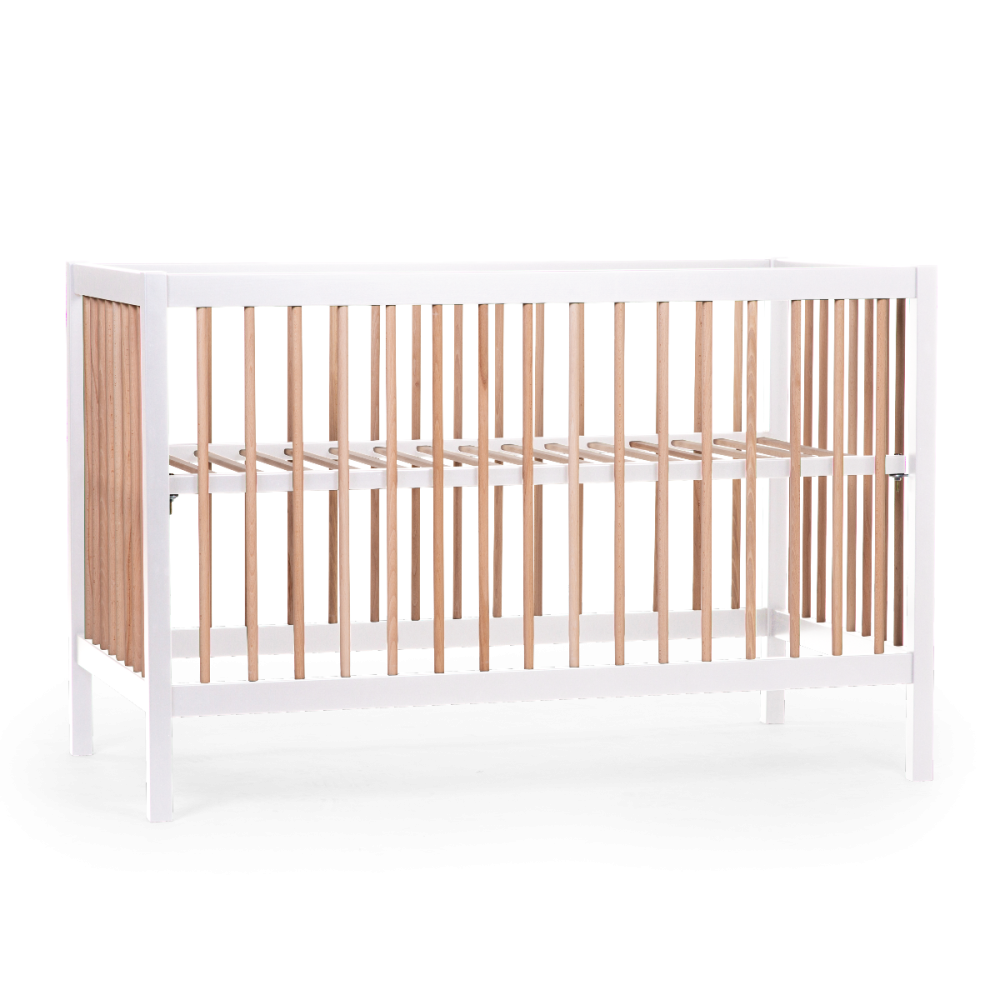 Bed Cot 97 60x120 - White/Natural Childhome