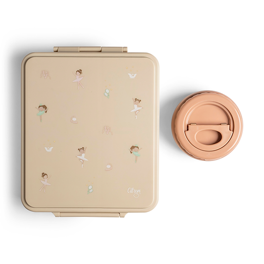 My Grand Lunchbox Includes Lunchbox & Thermal 250ml Jar - Ballerina