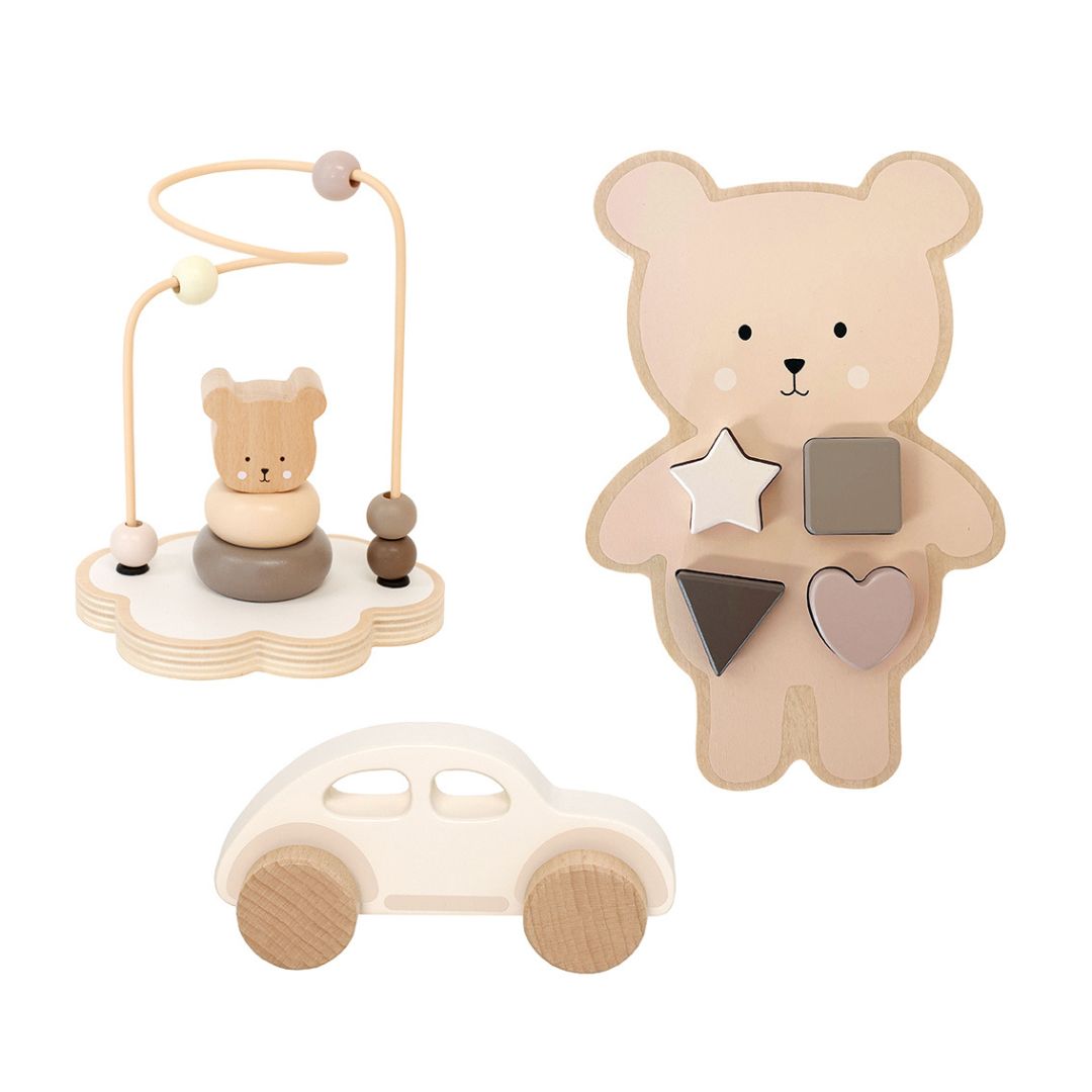 Gift Kit Teddy Nature 3 Toys - Jabadabado
