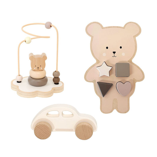 Gift Kit Teddy Nature 3 Toys - Jabadabado