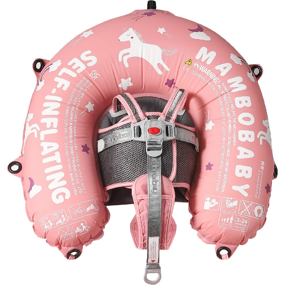 Mambobaby Self-inflating Chest Float – Unicorn