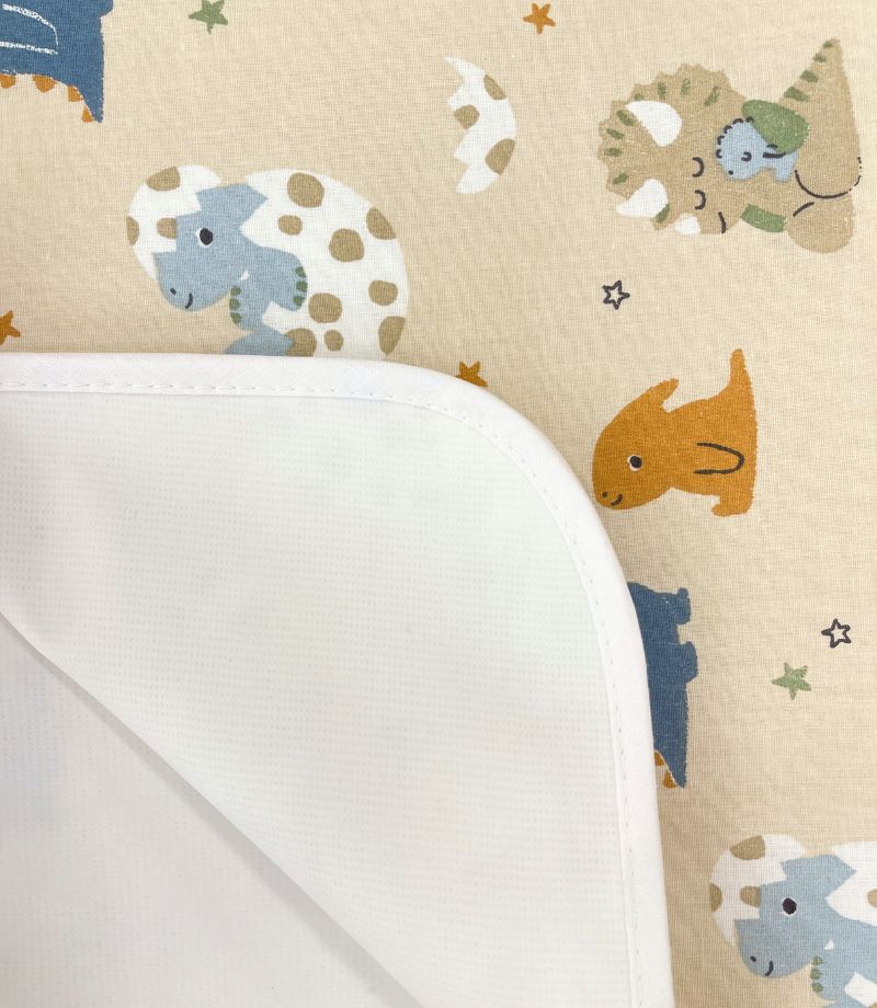 Waterproof Changing Pad Little Dino Tiny Toes