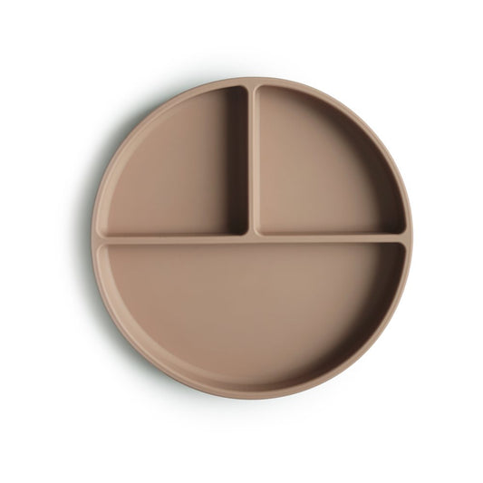 Silicone Suction Plate Natural Mushie
