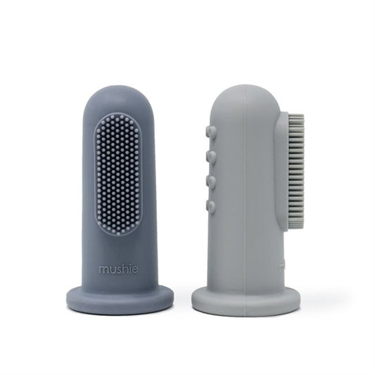 Finger Toothbrush Stone/Tradewinds Mushie
