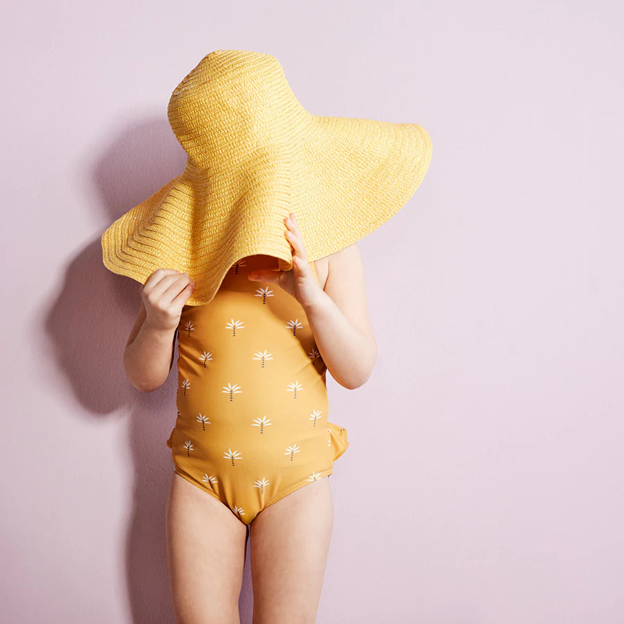 One-piece Swimsuit Ochre